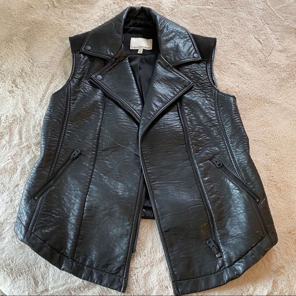 Calvin Klein Leather Vest